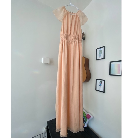 Zara Peach Maxi Dress - Picture 4 of 5